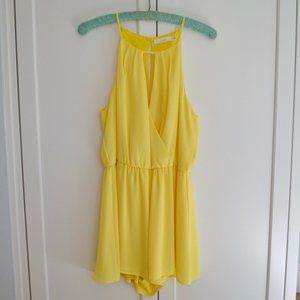 Lush Cross Front Romper